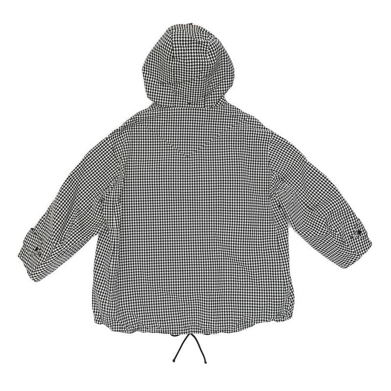 Dior Anorak Houndstooth XS BK WH 017c10a2856 Polyester Logo Women's