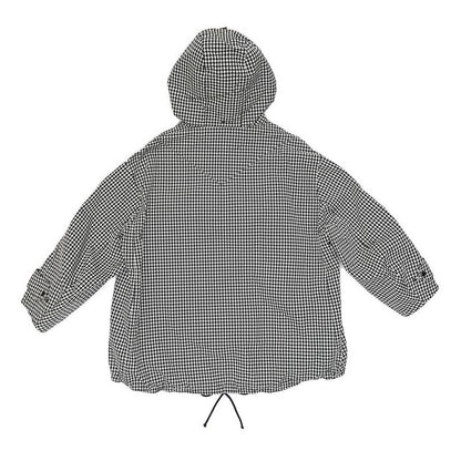Dior Anorak Houndstooth XS BK WH 017c10a2856 Polyester Logo Women's