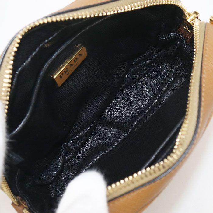 Prada 2WAY Shoulder Bag Crossbody Shoulder Bag Leather Women