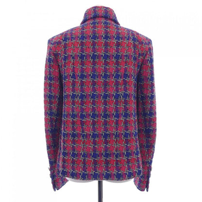 Chanel Jacket Red 36 Navy — view 2