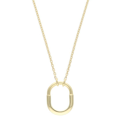 Tiffany & Co Lock 18K Yellow Gold Small Necklace Men's