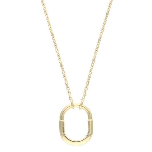 Tiffany & Co Lock 18K Yellow Gold Small Necklace Men's