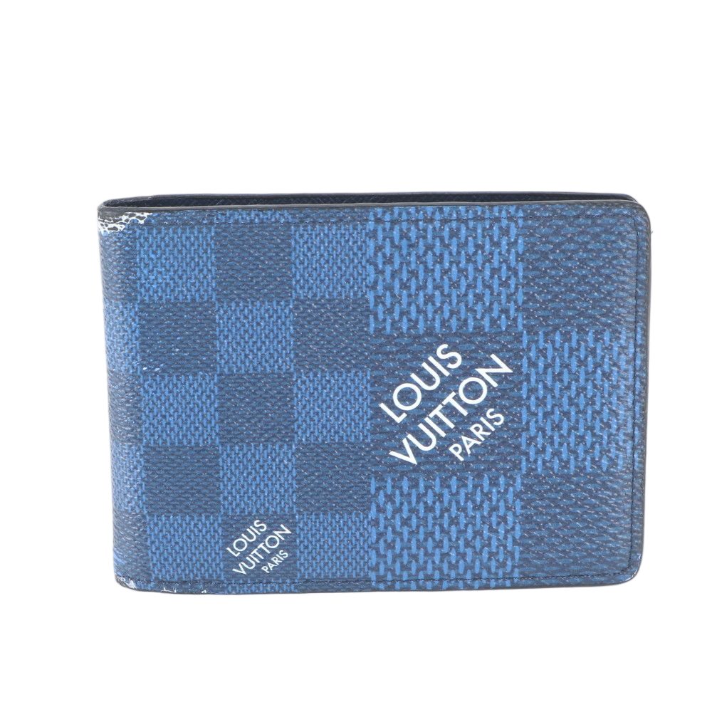 Louis Vuitton Damier Graphite Portefeuille Multiple Leather Bifold Wallet