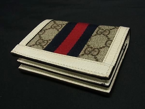 Gucci Sherry Line GG Marmont GG Supreme PVC X Canvas X Leather Wallet