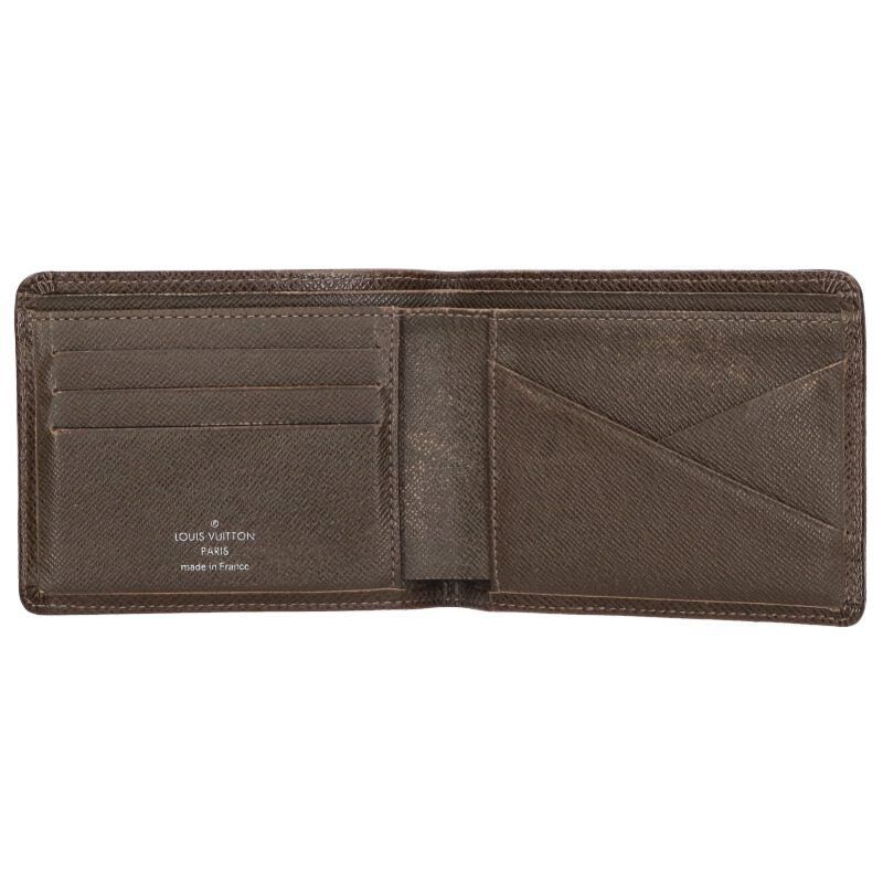 Louis Vuitton M30958 Portefeuille Taiga Leather Bifold Wallet Men's