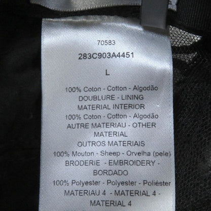 DIOR Homme 283c903a4451 Oblique Docking Casket Hat Cap Black L Made In Italy