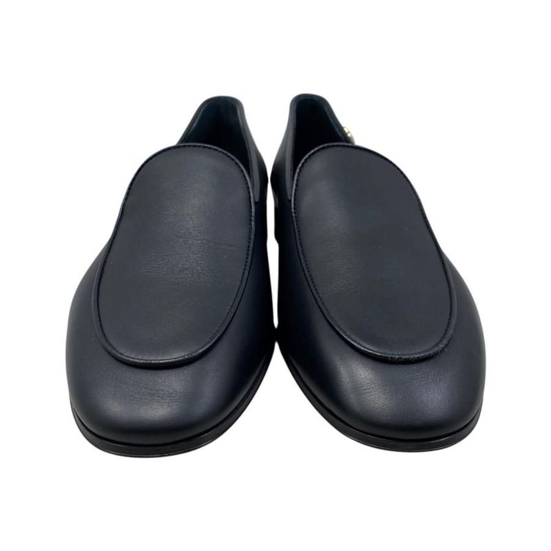 Chanel Loafers Coco Mark Heart Moccasins G45626 B16465 94305 Size 37 Calfskin