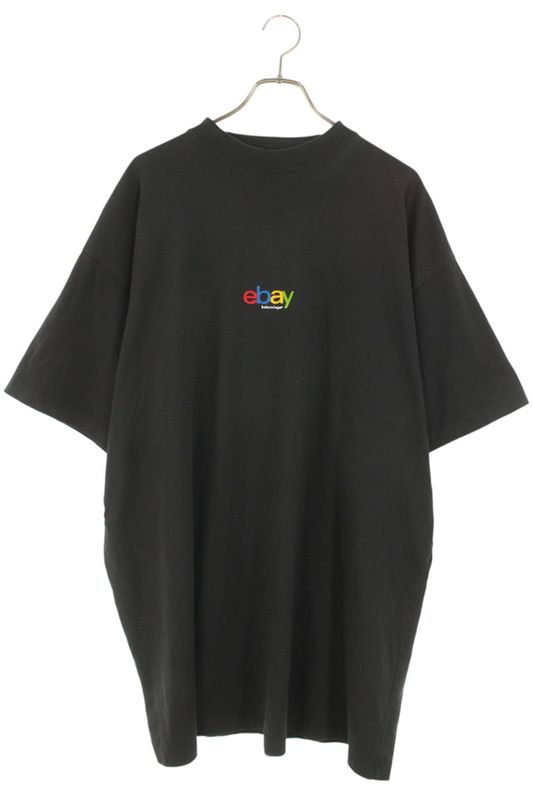 Balenciaga 787349 Trve8 Ebay Logo Embroidered T-shirt Men 3