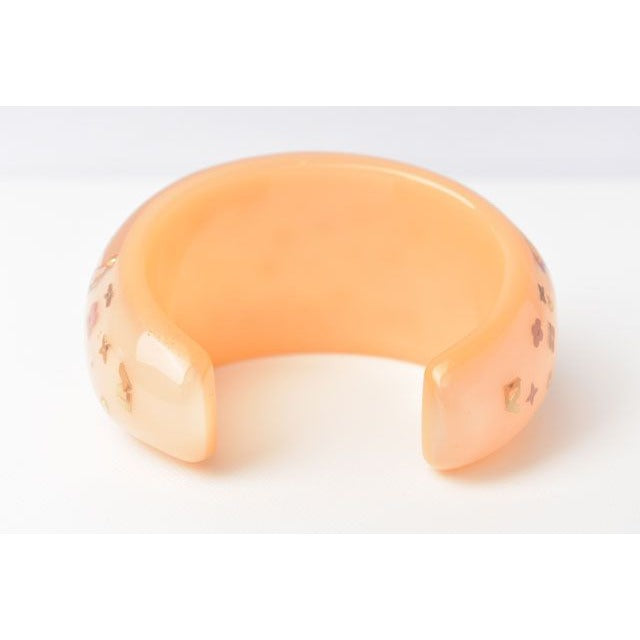 Louis Vuitton Bangle Bracelet Rose Pink Clear — view 4
