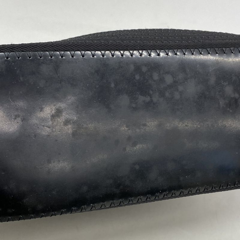 Gucci Handbag Bamboo 000 1998 0540 Nylon Black Silver Hardware Women