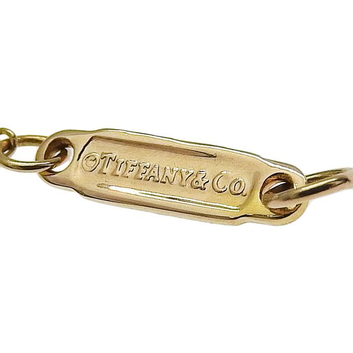 Tiffany & Co T-smile Diamond Necklace Small 18K Pink Gold 750 Pink Gold Diamond