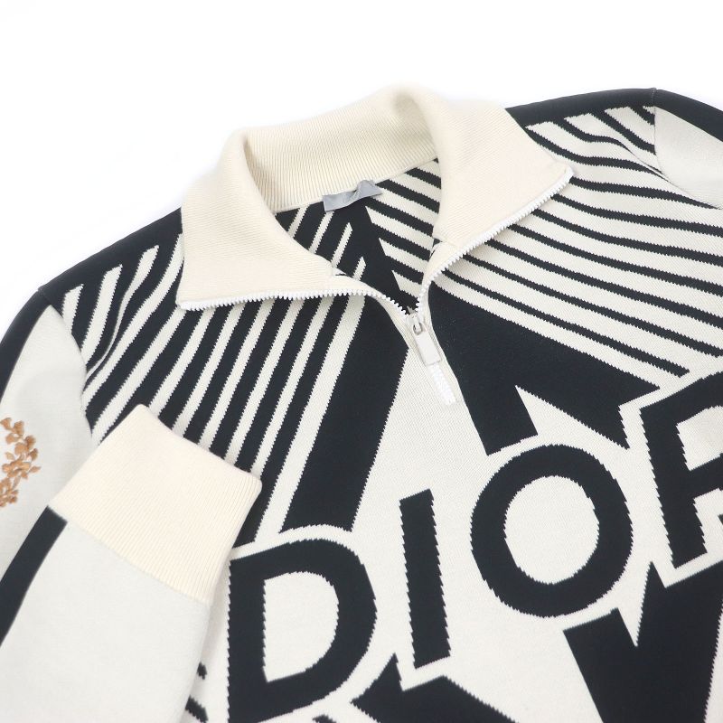 DIOR Homme 313m649at476 Wool High Collar CD Diamond Long Sleeve Knit Sweater