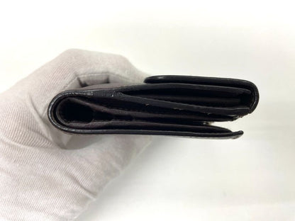 Gucci Leather Bifold Wallet 035.2778.1965 Dark Brown Made In Italy