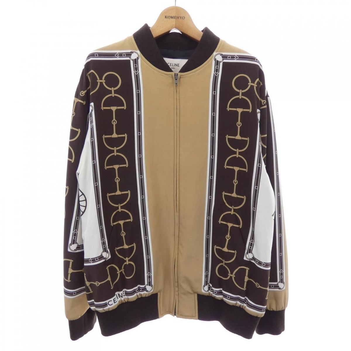 Celine Jacket Silk Brown