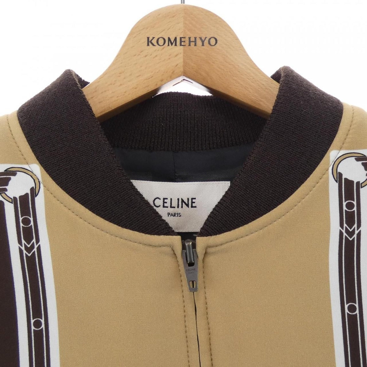 Celine Jacket Silk Brown — view 5