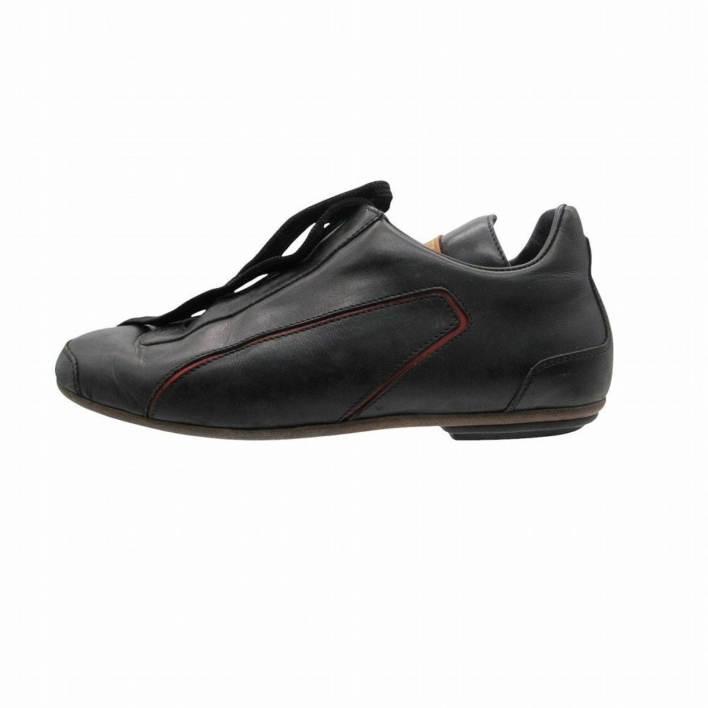 Louis Vuitton Black Leather Sneakers Shoes 35