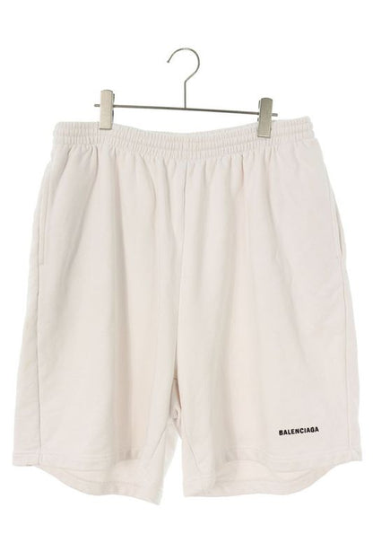 Balenciaga 674591 Tmvf5 Logo Embroidery Wide Sweatshirt Half Pants Men's M