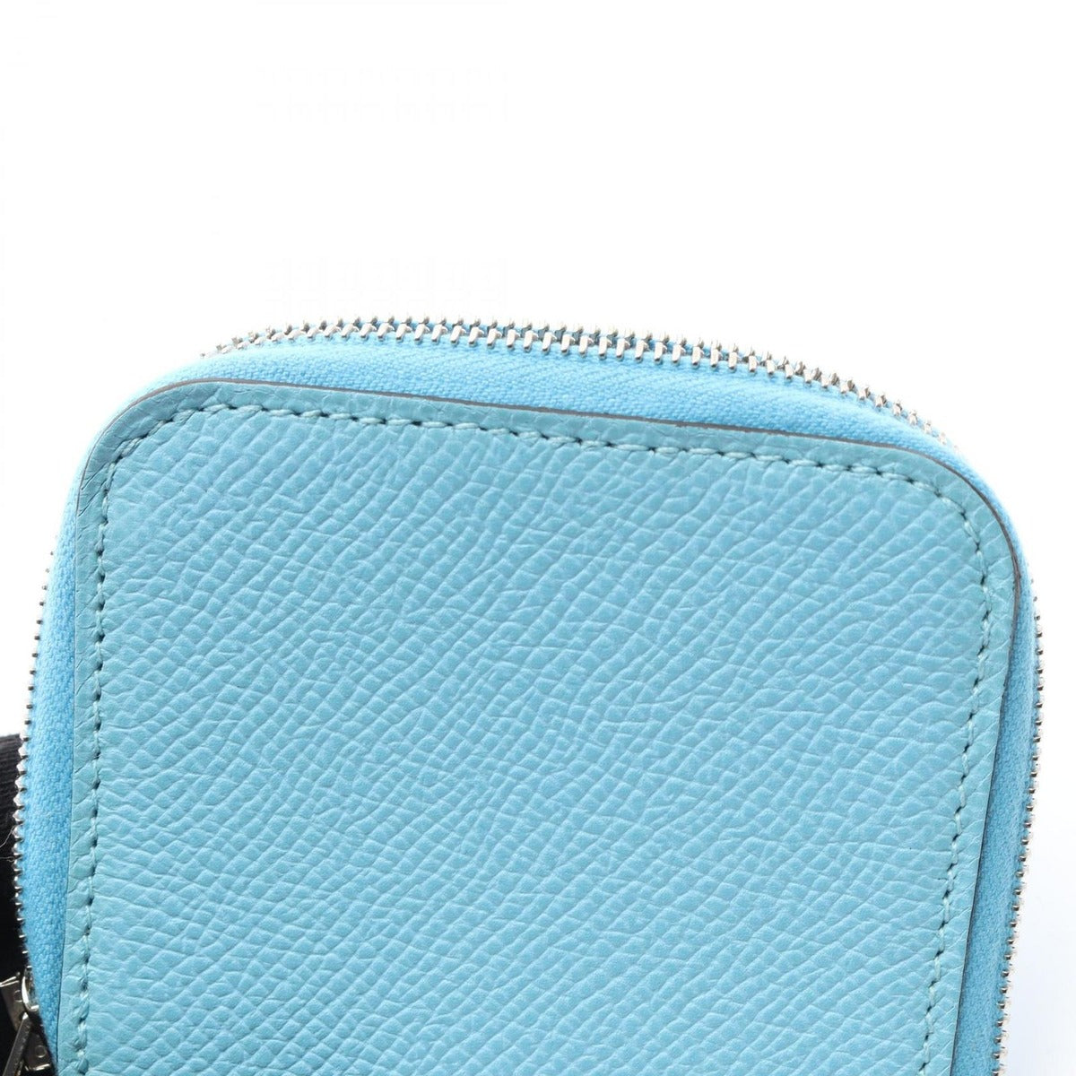Hermes Coin Case Azap Compact Mini Silk in Celeste — view 6