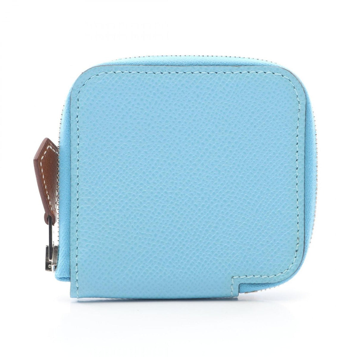 Hermes Coin Case Azap Compact Mini Silk in Celeste