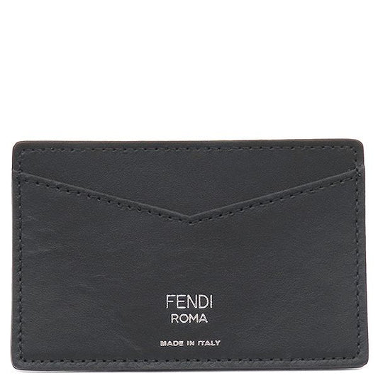Fendi Card Case Zucca Card Holder Leather Brown Card Holder Pass Case 7ar911