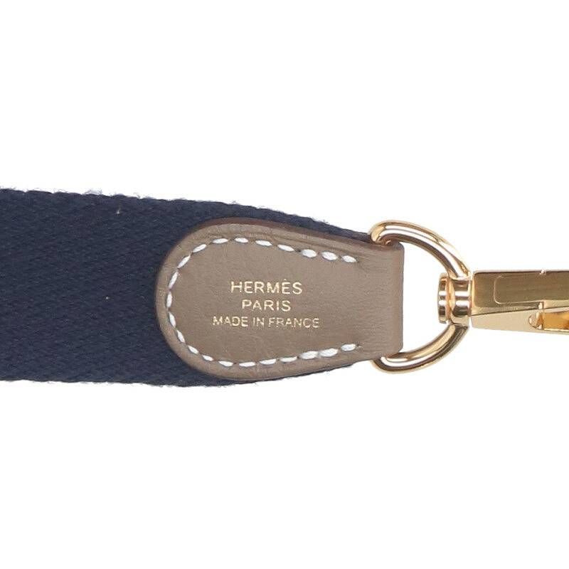 Hermes Evelyn TPM W Engraved Ghardware Taurillon Clemence Etoupe Shoulder Bag