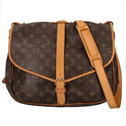 Louis Vuitton Someur 35 M42254 Monogram Women's Shoulder Bag Brown Excellent