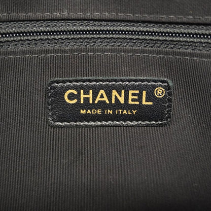 Chanel Shoulder Bag Girl Chanel Lambskin Black Gold Hardware Women