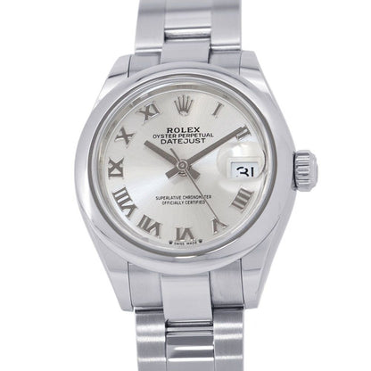 Rolex Lady Datejust Roulette Watch Silver Dial