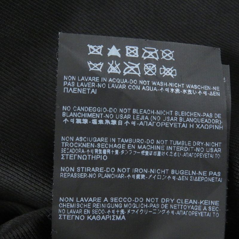 Saint Laurent Paris 344674 Eddie Period Suede Leather Jacket Blouson Black 50