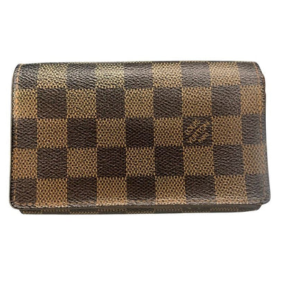 2746 Louis Vuitton Damier Portefeuille Trésor N61736 Ebène Preowned