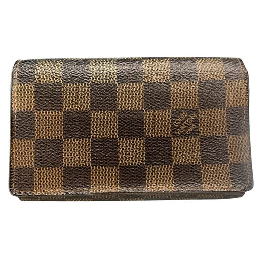 2746 Louis Vuitton Damier Portefeuille Trésor N61736 Ebène Preowned