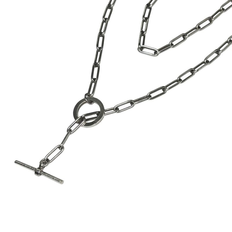Hermes Chaine D'ancre Game Chain Necklace Chaine D'ancre Game Necklace Silver