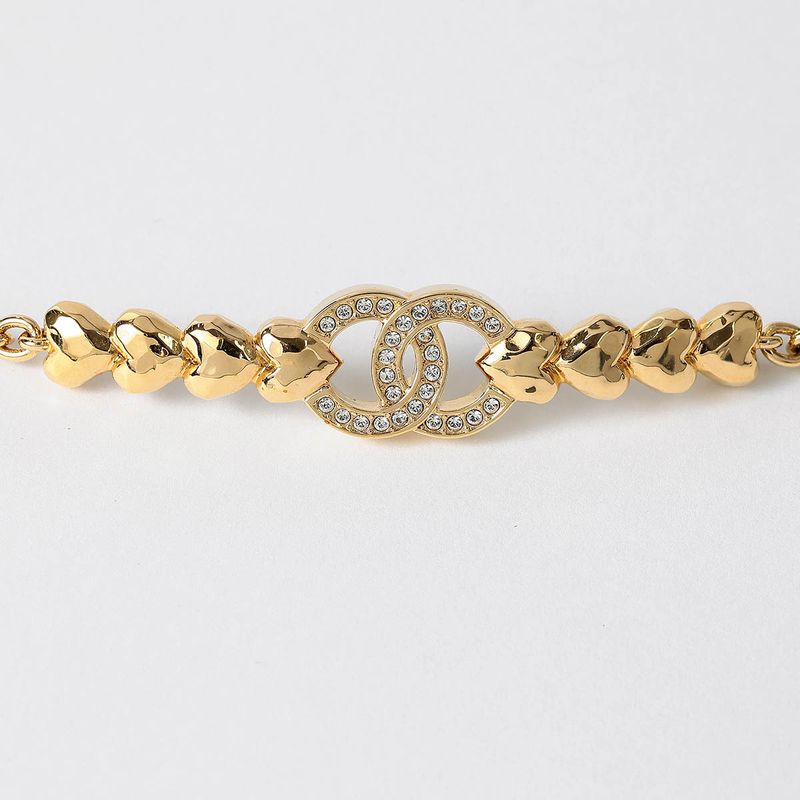 Chanel Necklace Choker Necklace Gold