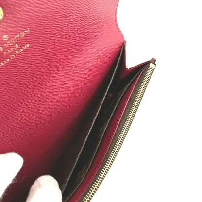 Louis Vuitton M60697 Monogram Fuchsia Portefeuille Emilie Long Wallet Louis