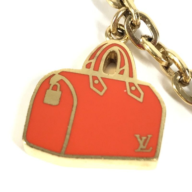 Louis Vuitton Key Holder Chain Iconic M66985 Metal Gold