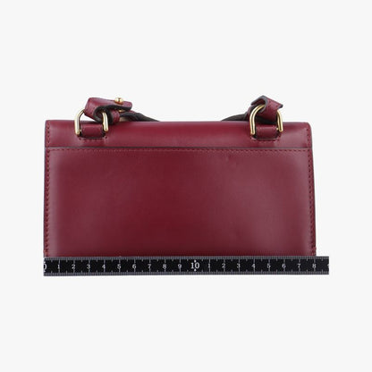 Fendi Baguette Mini Wine Red Leather 8bs039 8bs039-aaiw-209-0189