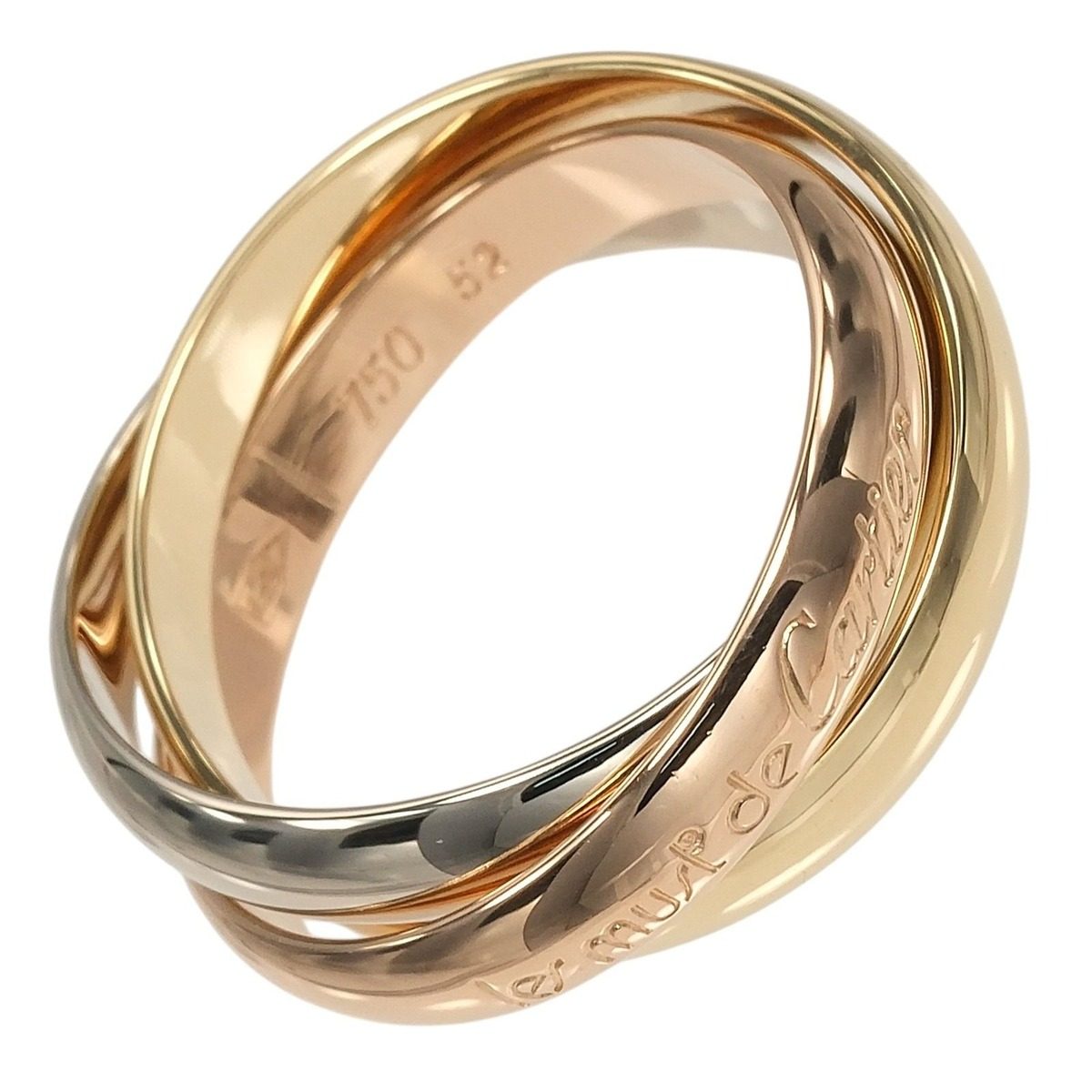 Cartier Trinity mm Band 18k Gold Ring