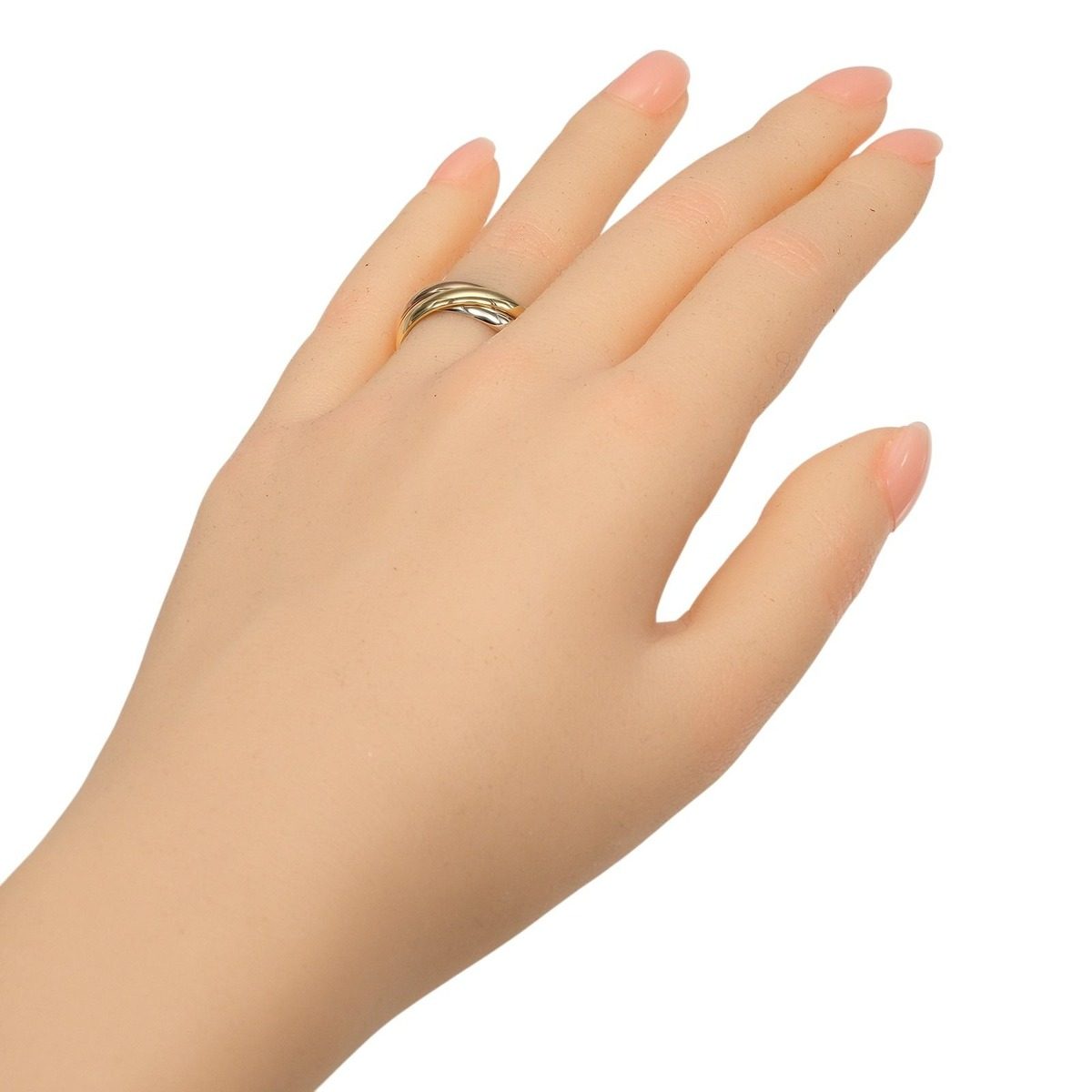Cartier Trinity mm Band 18k Gold Ring — view 2
