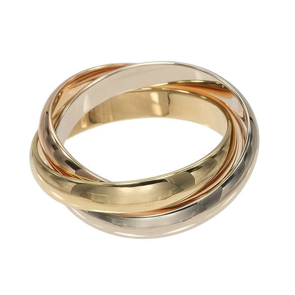 Cartier Trinity mm Band 18k Gold Ring — view 4