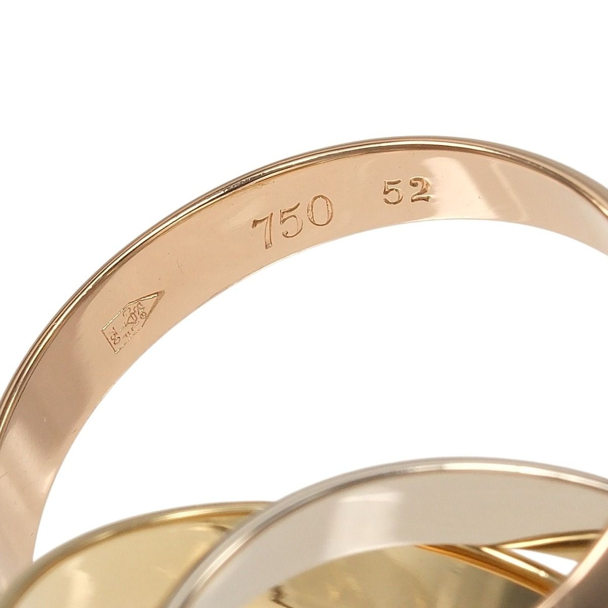Cartier Trinity mm Band 18k Gold Ring — view 5