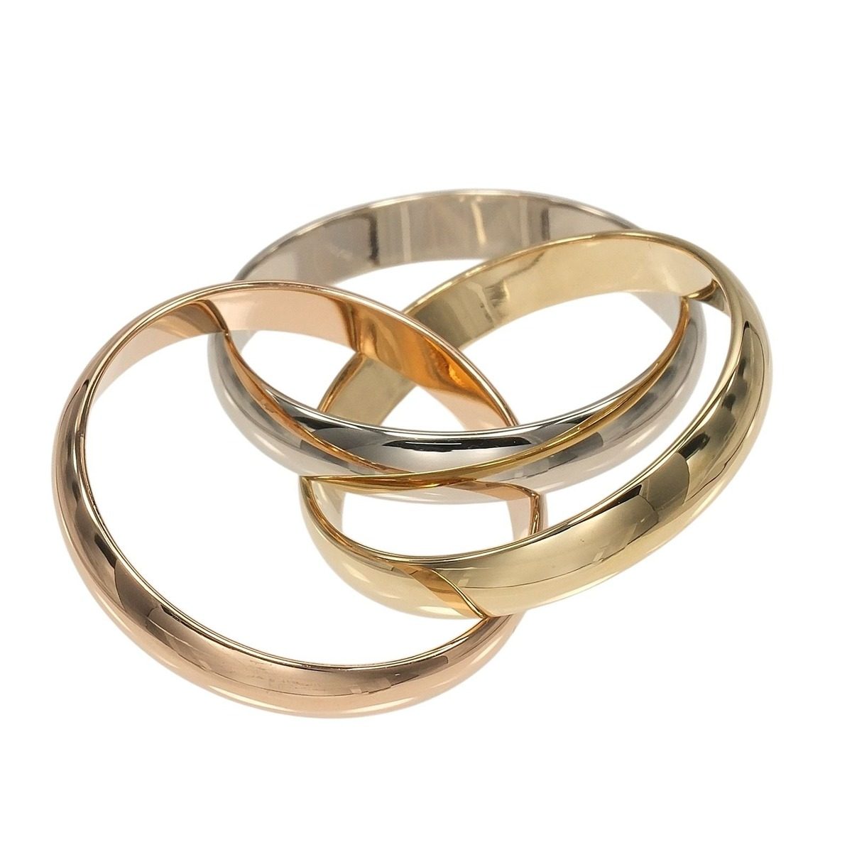 Cartier Trinity mm Band 18k Gold Ring — view 7