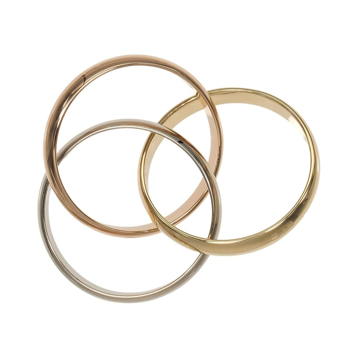 Cartier Trinity mm Band 18k Gold Ring — view 8