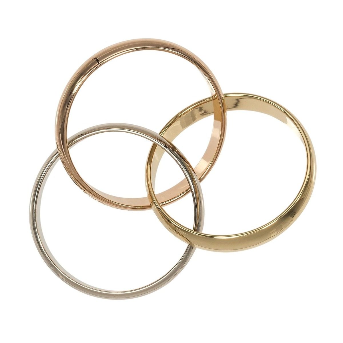 Cartier Trinity mm Band 18k Gold Ring — view 9