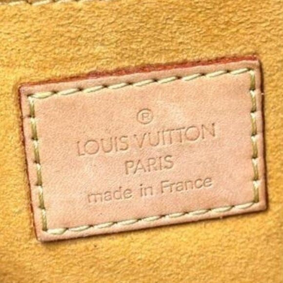 Louis Vuitton Denim Mini Pleaty Vintage Pouch Pochette Bag Monogram