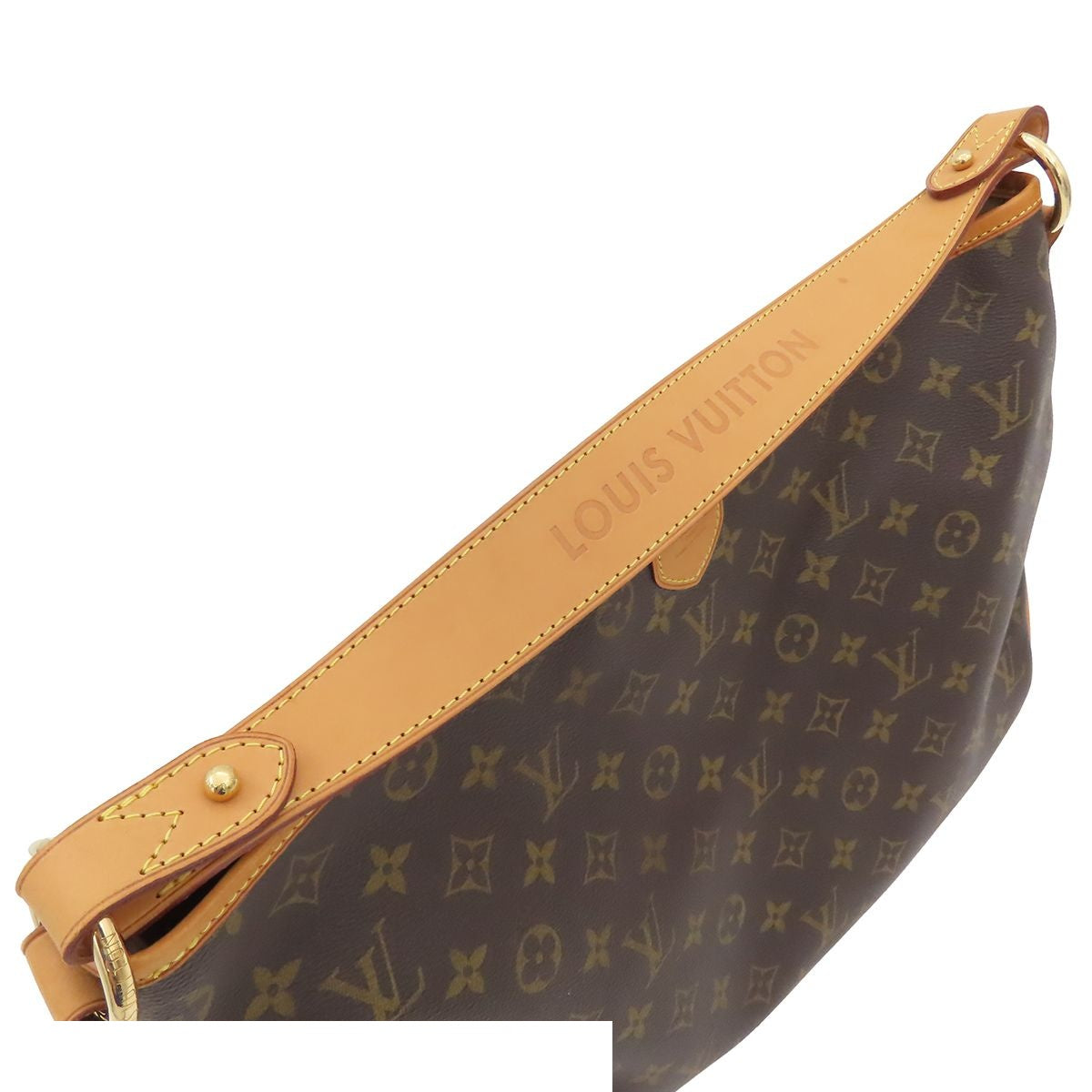 Louis Vuitton Delightful PM Brown Gold Monogram Canvas Shoulder Bag — view 4