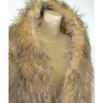 Prada Poncho Jacket Polyester Brown — view 5