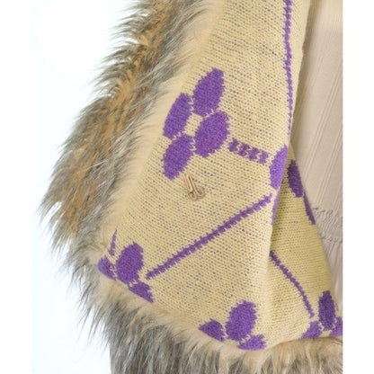 Prada Poncho Jacket Polyester Brown — view 6