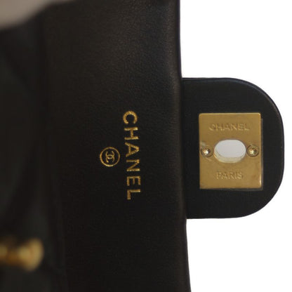 Chanel Ap2271 No 31 Black Lambskin Mini Chain Clutch Chain Shoulder Bag Micro