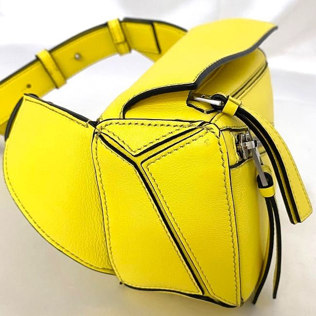 Loewe Body Bag Bum Bag Mini Yellow Puzzle
