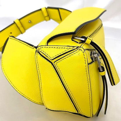Loewe Body Bag Bum Bag Mini Yellow Puzzle